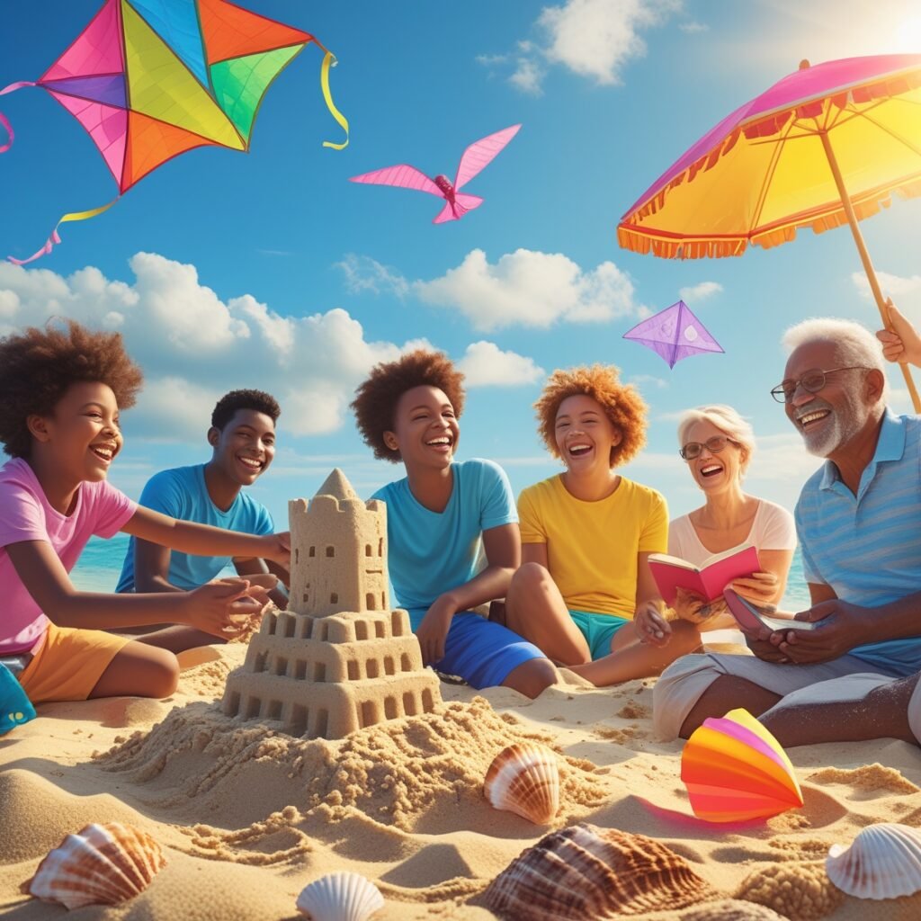 Day at the beach